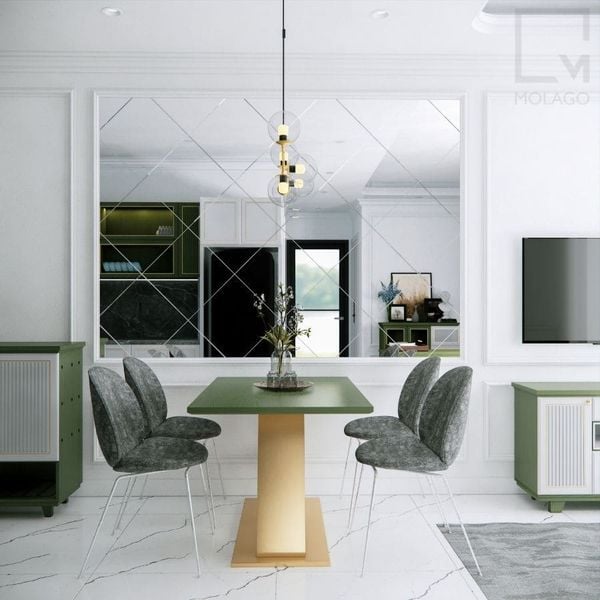 Bộ bàn ghế ăn gỗ 1m2 đến 1m8 Neo chic | Molago