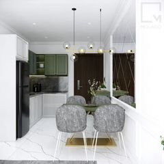 Trọn bộ tủ bếp gỗ tự nhiên cao cấp