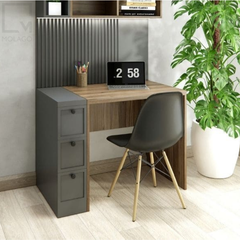 Combo bàn học gỗ, kệ tủ, ghế tựa, giá sách tiện ích