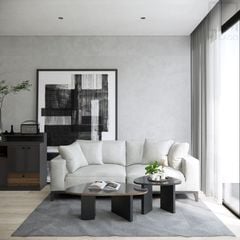 Ghế băng sofa gỗ tự nhiên, phong cách tối giản, sang trọng