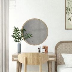 Gương treo tường khung gỗ, thiết kế sang trọng, đẹp