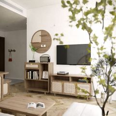 bộ tủ kệ vật dụng trang trí 3 món 1