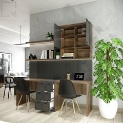 trọn bộ combo bàn học, bàn làm việc 5 món 2