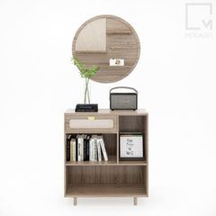 Tủ gỗ trang trí bền đẹp, kết hợp ngăn kéo tiện ích