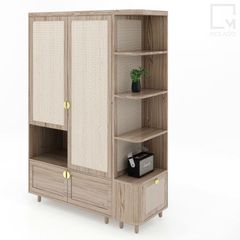 Trọn bộ tủ quần áo gỗ, kệ trang trí, thiết kế sang trọng