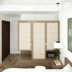 Bộ tủ kệ quần áo đa năng, tối ưu không gian lưu trữ