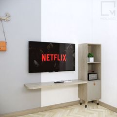 tủ vật dụng + đợt kệ gỗ rẻ