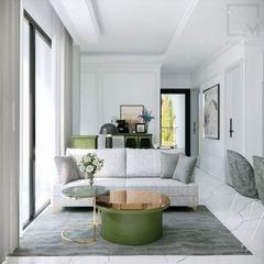 Sofa gỗ đẹp, phong cách Bắc Âu, tinh tế
