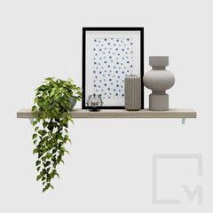 Đợt kệ gỗ treo tường trang trí phù hợp mọi không gian