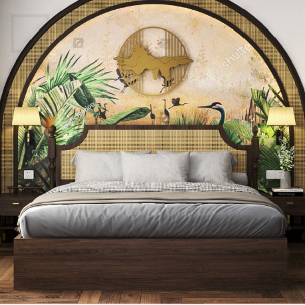Giường ngủ gỗ đơn, đôi 1m2 đến 1m8 Heaven's Gate | Molago