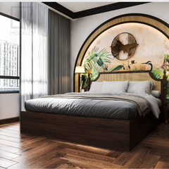 Trọn bộ giường ngủ gỗ tủ quần áo tủ tivi bền đẹp