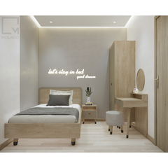 trọn bộ phòng ngủ đơn hiện đại