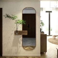 Gương khung gỗ treo tường, thiết kế hiện đại, bền đẹp