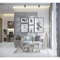Ghế băng sofa tựa lưng êm ái, phù hợp phòng khách