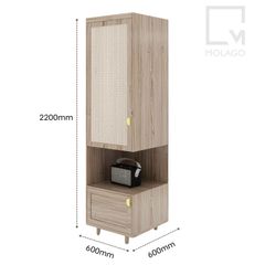 Bộ tủ kệ quần áo đa năng, tối ưu không gian lưu trữ