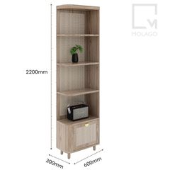 Tủ kệ quần áo gỗ cao cấp, thiết kế tinh tế, tiện lợi