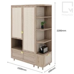 Trọn bộ tủ quần áo, kệ lưu trữ đồ tiện ích, bền đẹp