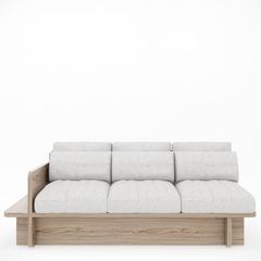 Sofa gỗ đẹp, kết hợp đệm êm ái, thiết kế tinh tế