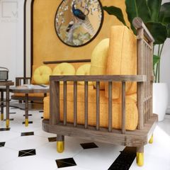 Sofa đơn nhỏ nhắn, thích hợp cho không gian hẹp.