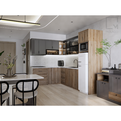 Trọn bộ tủ bếp nhỏ gọn hiện đại