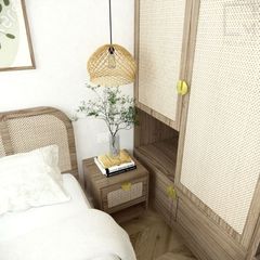 Giường ngủ đôi 1m9 - 2m1 khung MDF melamine bền bỉ
