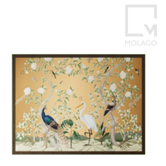 Tranh khung gỗ decor phòng ngủ, tạo cảm giác ấm áp