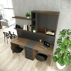 Trọn bộ bàn làm việc gỗ công nghiệp, giá sách, kệ tủ đẹp