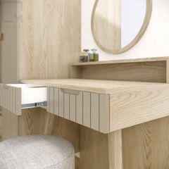 Trọn bộ bàn trang điểm gỗ, thiết kế tiện ích, sang trọng