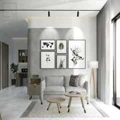Bộ bàn trà gỗ thông minh, có ngăn chứa đồ, tiện ích