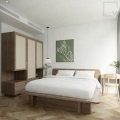 Bộ tủ kệ quần áo thông minh, thiết kế sang trọng, tối ưu không gian