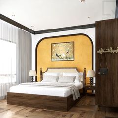 Trọn bộ nội thất phòng ngủ gỗ giường tủ tivi gương