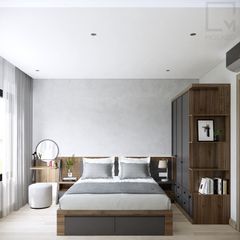 Giường ngủ đơn đôi gỗ hiện đại thiết kế hiện đại