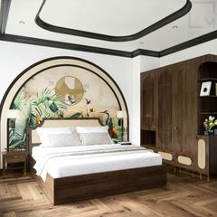 Bộ tủ kệ quần áo thiết kế hiện đại, tiện nghi, sang trọng
