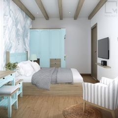 Tủ quần áo gỗ mdf giá rẻ Bộ tủ quần áo gỗ cao cấp, giúp không gian ngủ gọn gàng hơn.