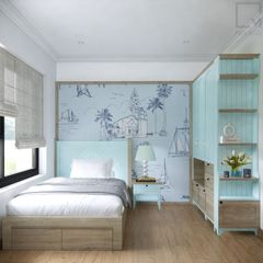 Bộ giường ngủ đơn gỗ công nghiệp bền đẹp, tab gỗ phù hợp mọi không gian.