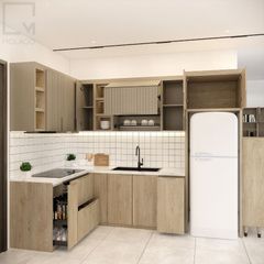 Trọn bộ tủ bếp gỗ công nghiệp bền đẹp