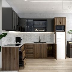 Trọn bộ tủ bếp có đảo bếp tiện lợi