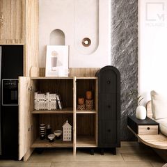Tủ Console gỗ MDF phủ melamine, bền đẹp, chống trầy xước