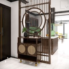Tủ giày gỗ tự nhiên đẹp, bền, thiết kế hiện đại