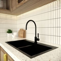 Hệ bếp tủ kệ gỗ công nghiệp bền đẹp