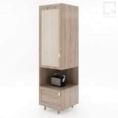 Tủ kệ quần áo gỗ cao cấp, thiết kế tinh tế, tiện lợi