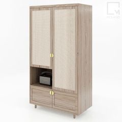 Bộ tủ kệ quần áo thông minh, thiết kế sang trọng, tối ưu không gian
