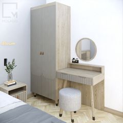 Tủ gỗ đựng quần áo tiện dụng, phù hợp mọi không gian