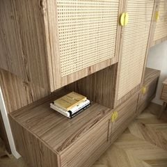 Tủ kệ quần áo phong cách hiện đại, phù hợp nhà phố, chung cư