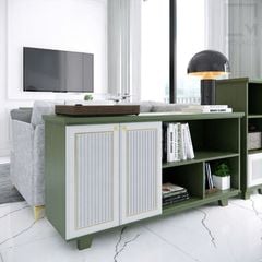 Tủ tivi gỗ trang trí phòng khách, thiết kế tinh tế