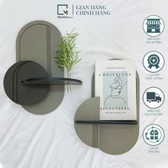 Kệ gỗ treo tường trang trí hiện đại, bền đẹp, tiện dụng