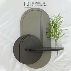 Kệ gỗ treo tường trang trí mang lại vẻ đẹp hiện đại