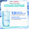 Toner HA siêu vi nano cấp ẩm chuyên sâu & căng bóng da Isntree Ultra-low Molecular HA Toner 300ml