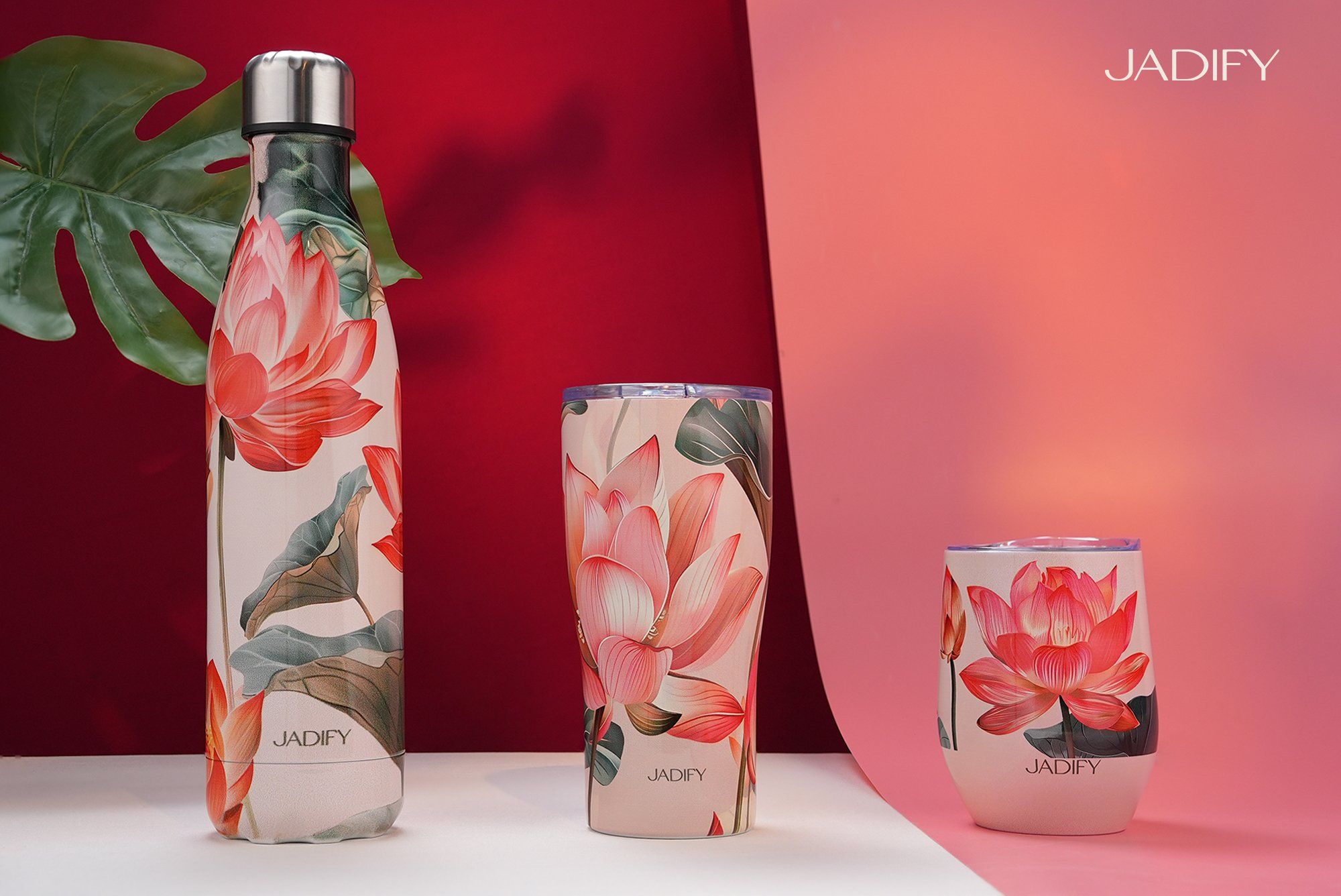  Cốc Giữ Nhiệt Hoa Sen - Hương Sen Mùa Hạ - Eggy Cup Sunset – 350ml -Jadify 