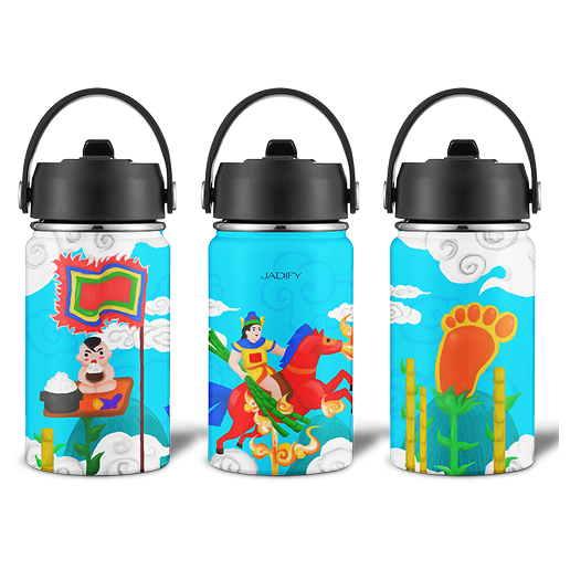  Bình giữ nhiệt cho trẻ em Jadify Kiddy Bottle – Thánh Gióng 400ml 
